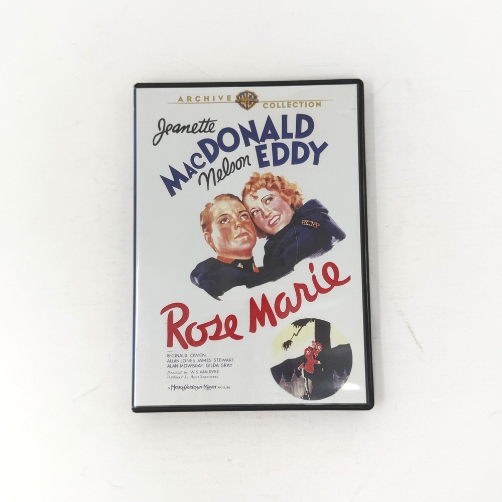 Rose Marie DVD Warner Archive Jeanette MacDonald Nelson Eddy Musical Romance